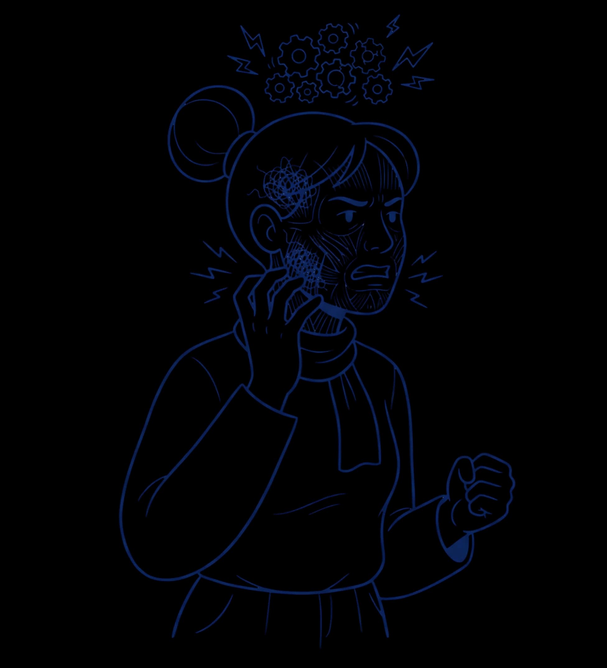 Stress causing jaw tension